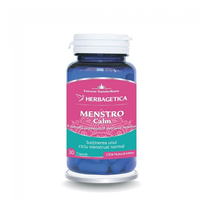 Menstrocalm, 30 capsule, Herbagetica