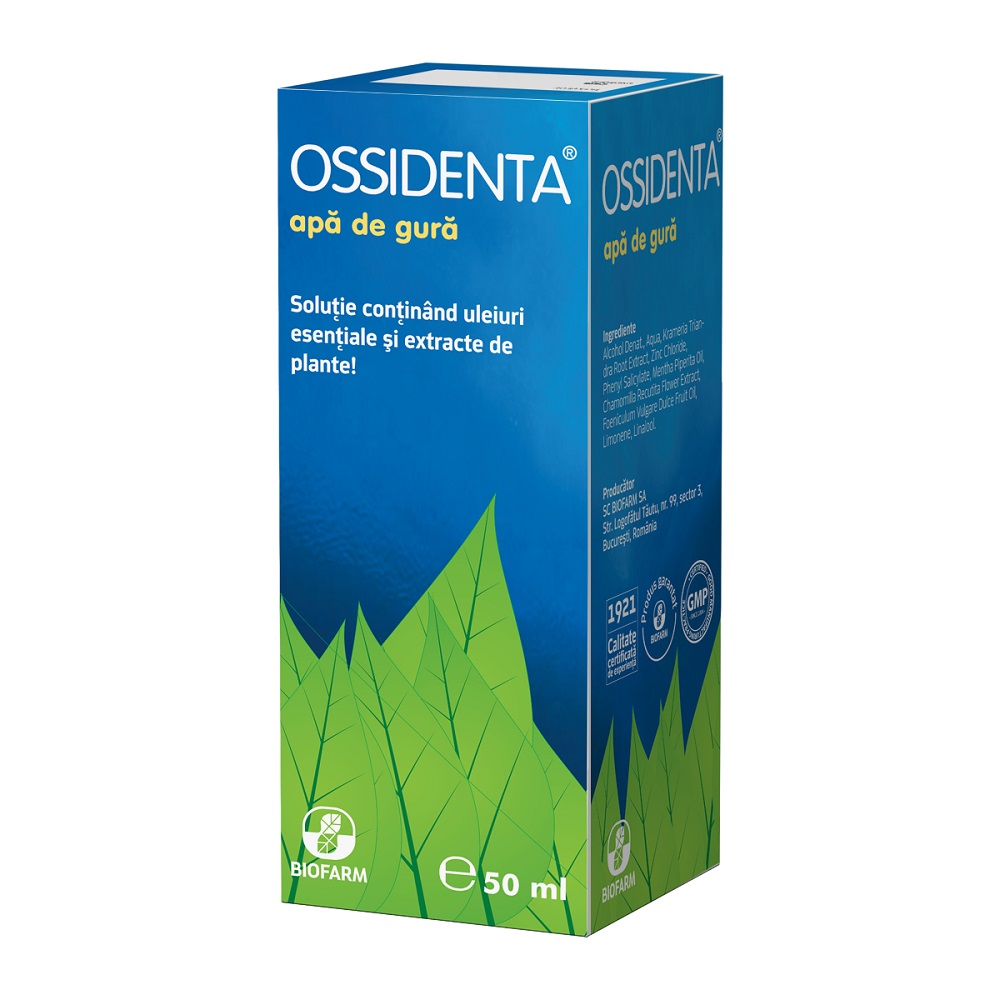 Ossidenta apa de gura, 50 ml, Ossidenta