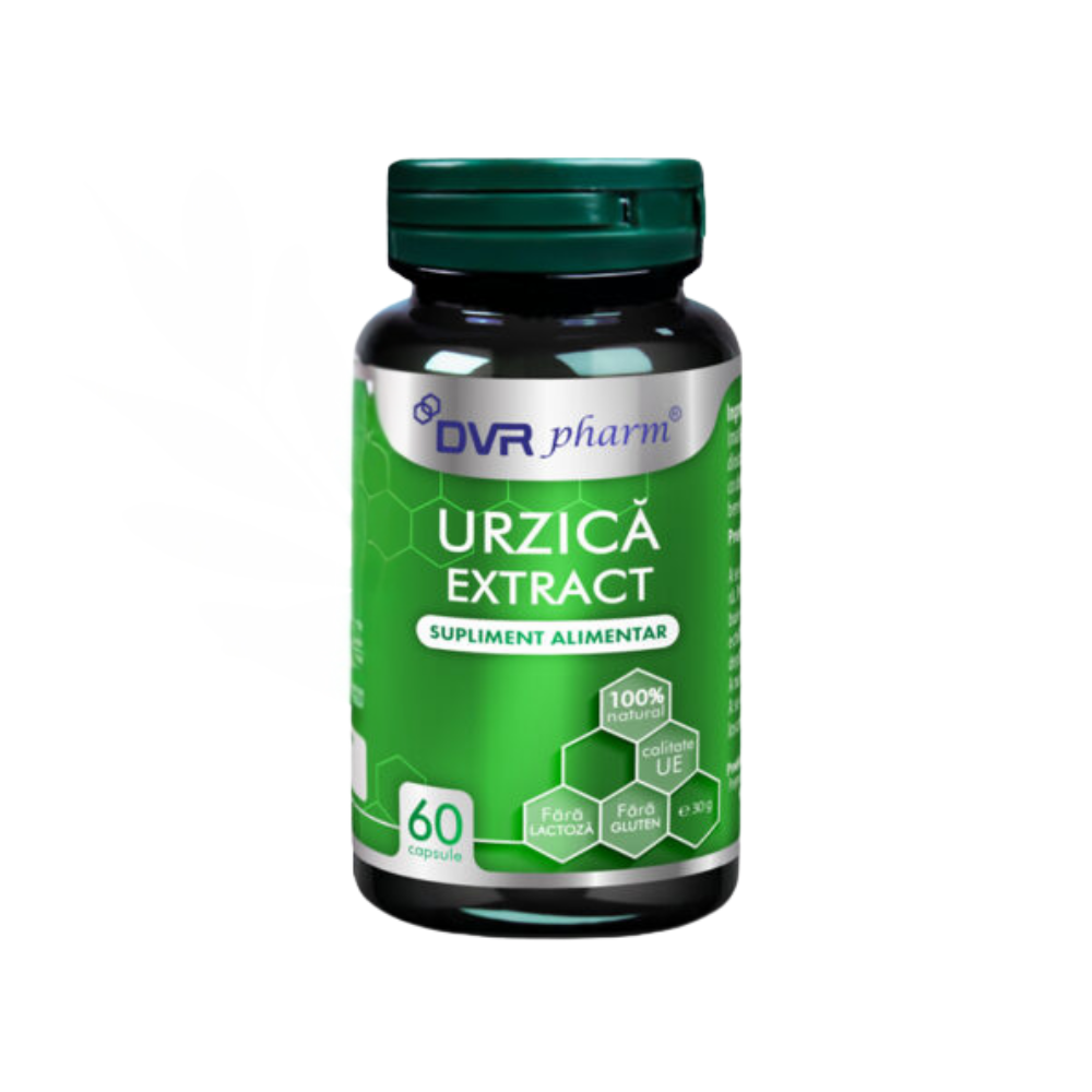 Extract de urzica, 60 capsule, Dvr Pharm