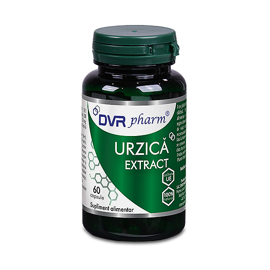 Extract de urzica, 60 capsule, Dvr Pharm