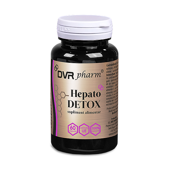 Hepato Detox, 60 capsule, Dvr Pharm