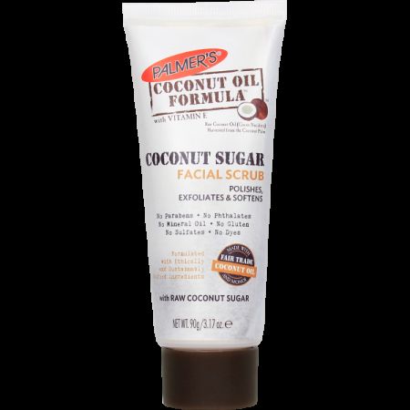 Scrub facial cu zahar de cocos, 90 g