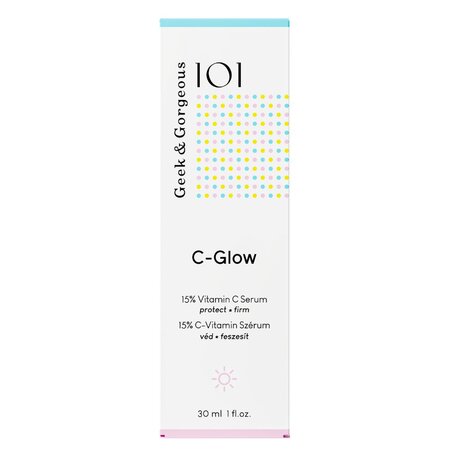 Serum C-Glow 15% vitamina C, 30 ml, Geek Gorgeous 760175