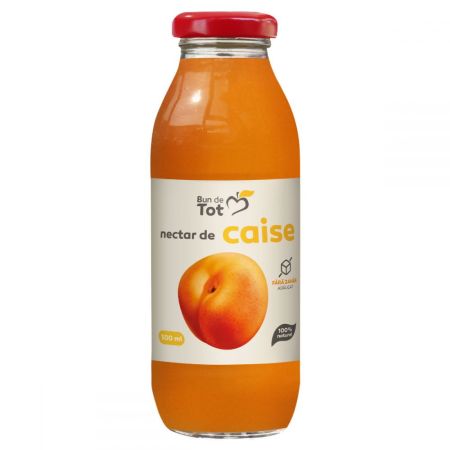 Nectar de caise fara zahar Bun de Tot, 300 ml