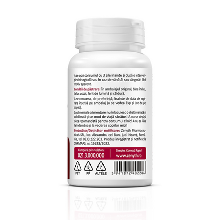 Nattokinase, 2000 FU, 30 capsule, Zenyth 682164