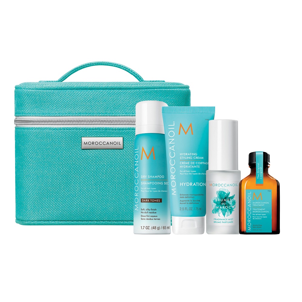 Kit de travel Style Dark Mediterranean Escape, Moroccanoil