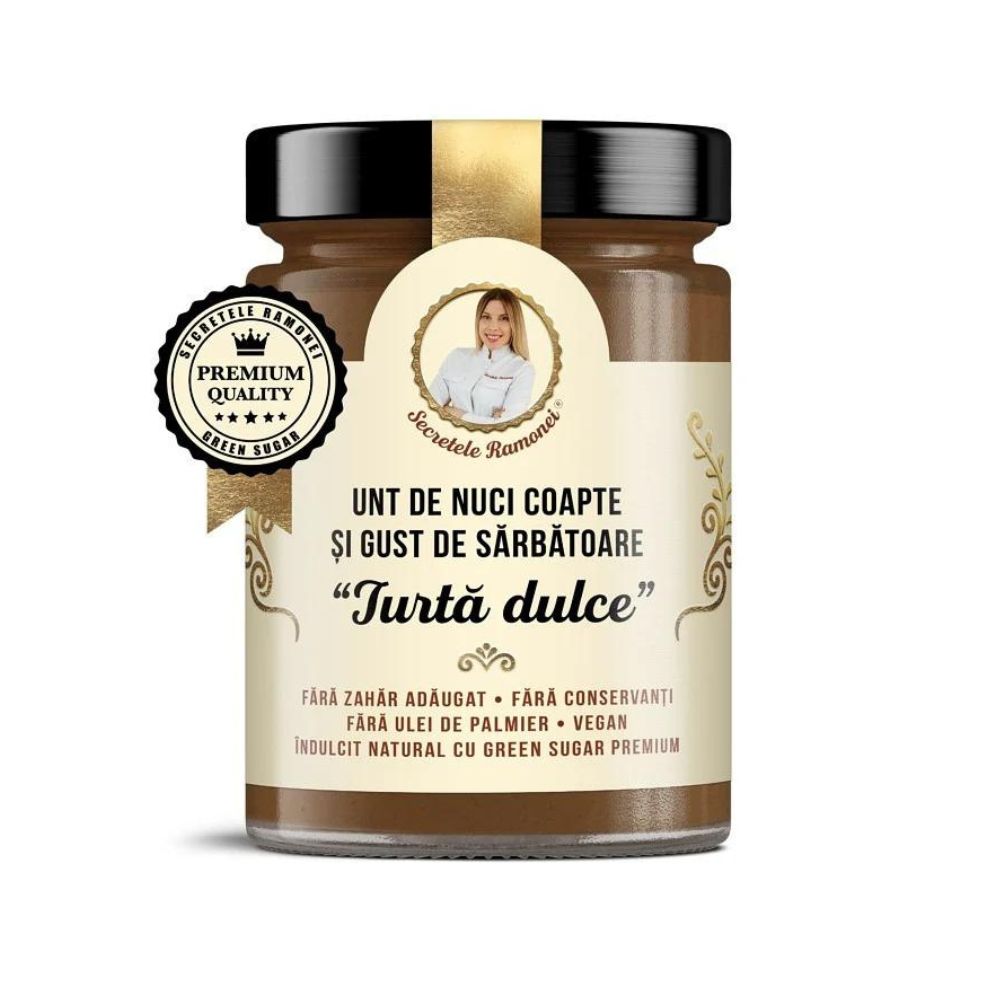 Crema de nuci coapte Turta Dulce, 350 g, Secretele Ramonei