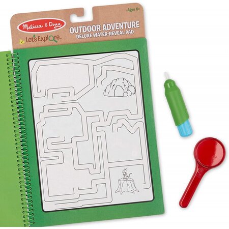 Carnet de colorat Apa magica - Aventuri in Natura, +5 ani, Melissa&Doug 511618