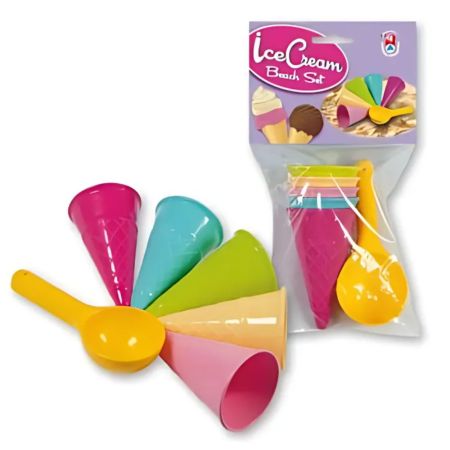 Set jucarii nisip, +1 an, Ice Cream, Androni Giocattoli