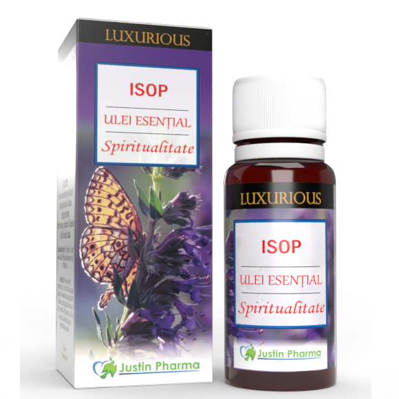 Ulei esential de Isop Luxurious, 10 ml, Justin Pharma