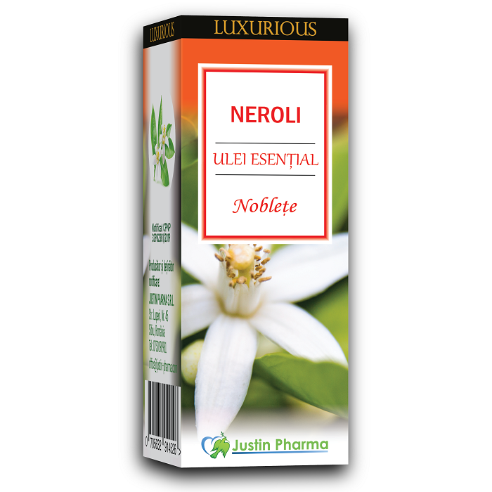 Ulei esential de Neroli Luxurious, 10 ml, Justin Pharma