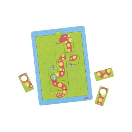 Puzzle magnetic cu provocari, +4 ani, Sarsisorul Mancacios