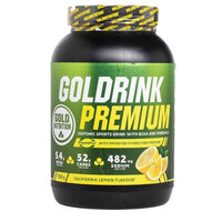 Goldrink Premium + BCAA cu aroma de lamaie, 750 gr, Gold Nutrition