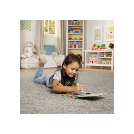 Carnet reutilizabil cu activitati si jocuri Animale, +6 ani, Melissa&Doug 511819