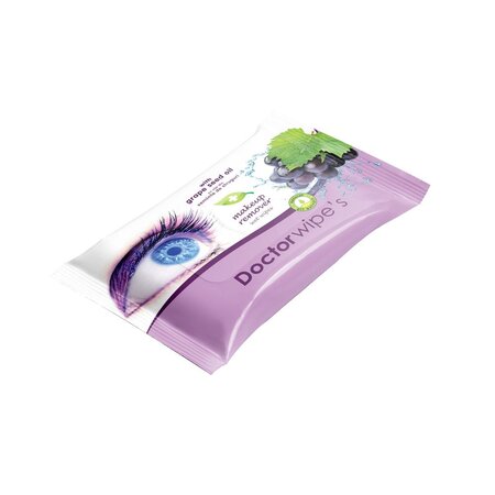 Servetele umede demachiante cu extract din seminte de struguri, 20 bucati, Doctor Wipes 511884