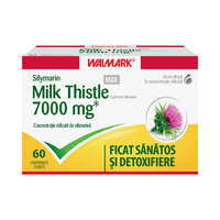 Silymarin Milk Thistle MAX  7000 mg, 60 comprimate filmate, Walmark