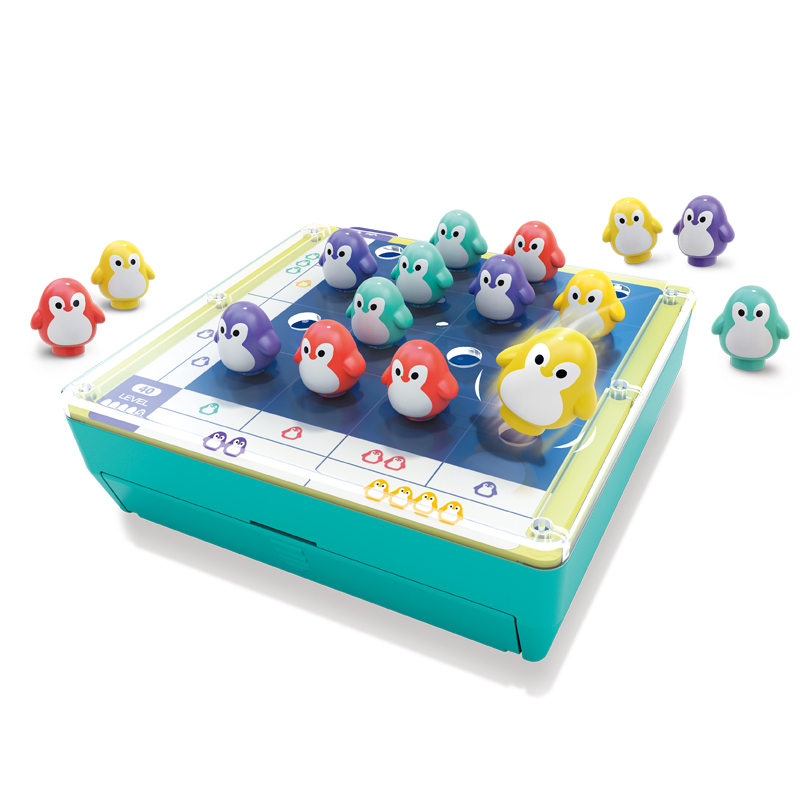 Joc interactiv puzzle pinguini, +6 ani, Hola