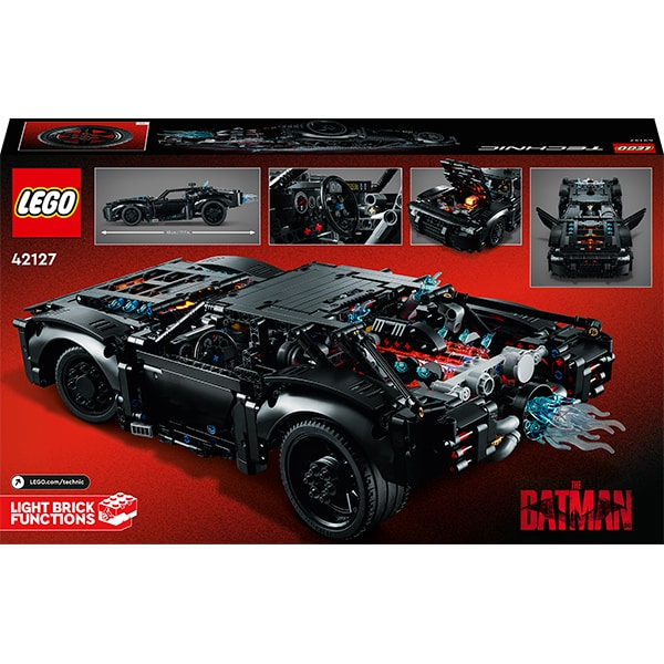 Batmobile Lego Technic, +10 ani, 42127, Lego