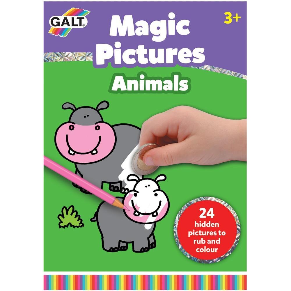 Razuim si coloram animale Magic Pictures, +3 ani, Galt