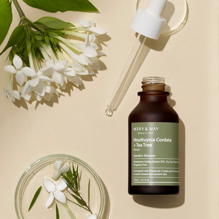 Serum cu absorbtie rapida Houttuynia Cordata +Tea Tree, 30 ml, Mary and May 512551