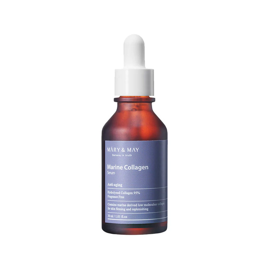 Serum anti-age cu absorbtie rapida Marine Collagen, 30 ml, Mary and May