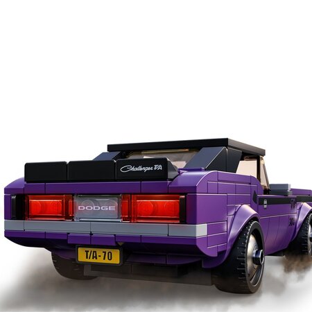 Mopar Dodge Srt top fuel Dragster si Dodge Challanger 1970 Lego Champions, 8 ani+, 76904, 627 piese, Lego 512637