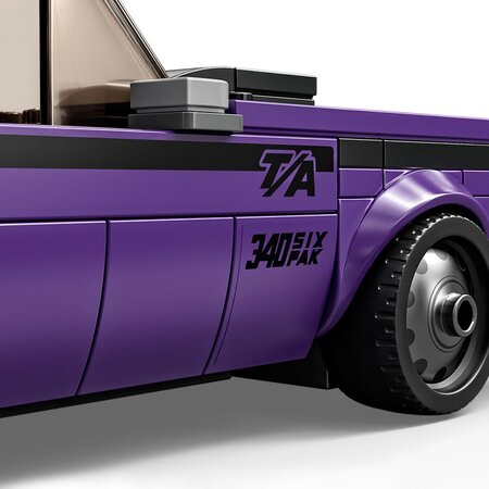Mopar Dodge Srt top fuel Dragster si Dodge Challanger 1970 Lego Champions, 8 ani+, 76904, 627 piese, Lego 512635