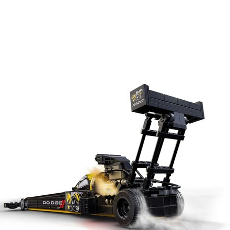 Mopar Dodge Srt top fuel Dragster si Dodge Challanger 1970 Lego Champions, 8 ani+, 76904, 627 piese, Lego 512633