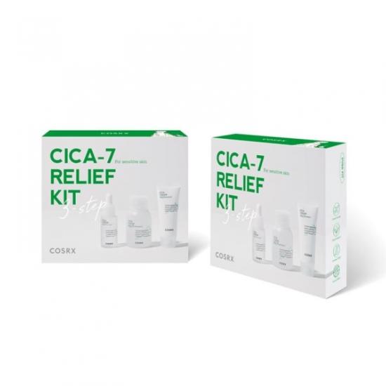 Kit cosmetic cu efect calmant Pure Fit Cica, Travel Size, COSRX