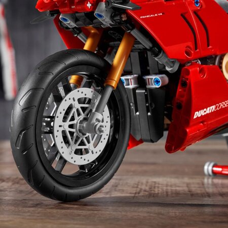 Ducati Panigale V4R Lego Technic, +10 ani, 42107, Lego 512680