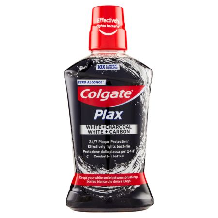 apa de gura white charcoal carbon colgate