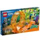 Cascadorie zdrobitoare in bucla Lego City Stuntz, +7 ani, 60338, Lego 512826