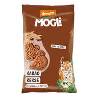 Mini biscuiti cu cacao Bio, 50 g, Tigru, Mogli