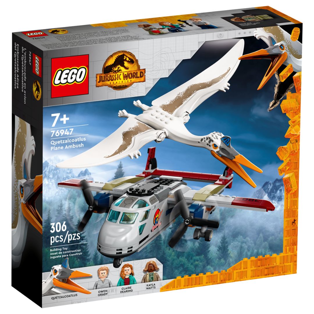 Ambuscada avionului de catre Quetzalcoatlus Lego Jurassic World, +7 ani, 76947, Lego