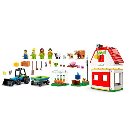 Hambar si animale de ferma Lego City Farm, +4 ani, 60346, Lego 512996