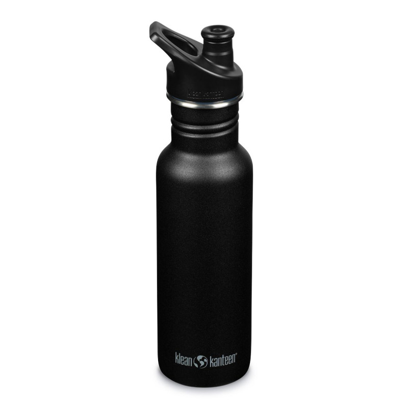 Recipient Classic cu capac Sport, 532 ml, Shale Black, Klean Kanteen