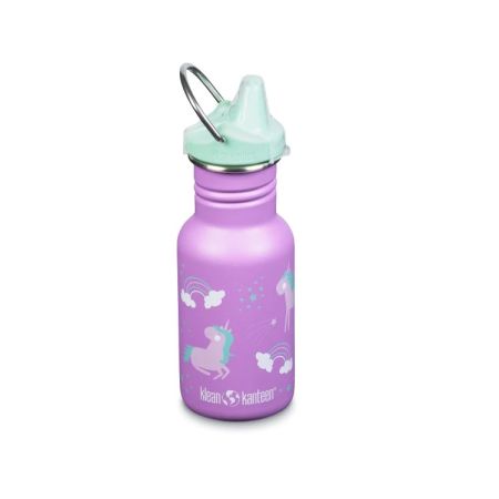 Recipient din otel inoxidabil cu capac Sippy, Narrow, 355 ml, Unicorn