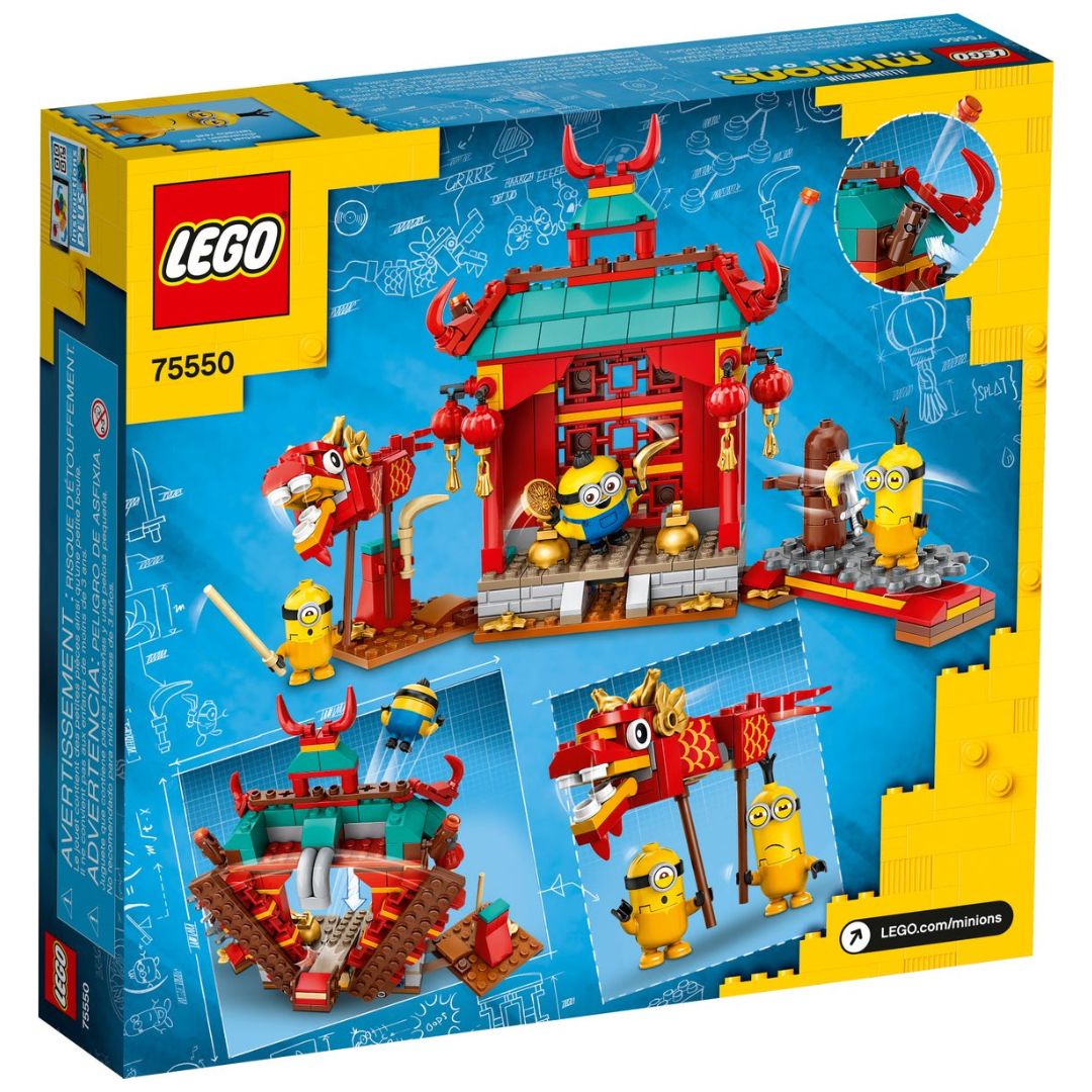 Lupta Kung Fu a minionilor Lego Minions, +6 ani, 75550, Lego