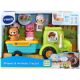 Jucarie interactiva Tractor cu animale, 12-36 luni, Vtech Baby 513211