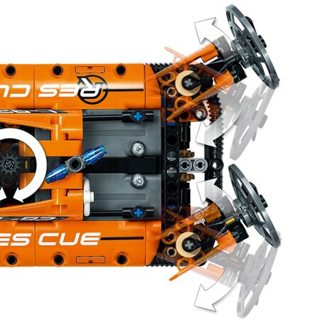 Aeroglisor de salvare Lego Technic, +8 ani, 42120, Lego 513307