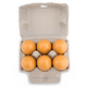Carton cu 6 oua din lemn, +2 ani, New Classic 513467