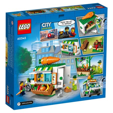 Furgoneta fermierului Lego City Farm, 5 ani+, 60345, 310 piese, Lego 513505