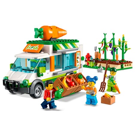 Furgoneta fermierului Lego City Farm, 5 ani+, 60345, 310 piese, Lego 513509