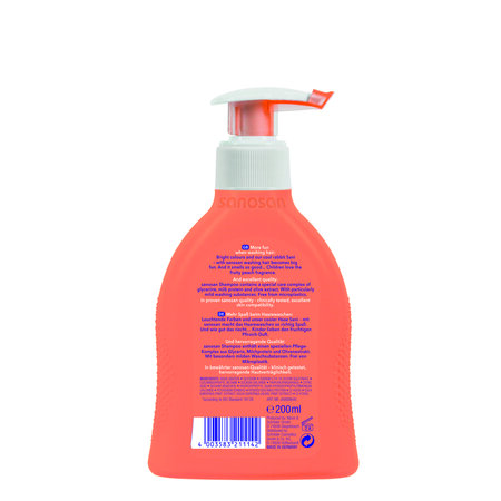 Sampon pentru copii, Piersica, 200 ml, Sanosan Kids 794508