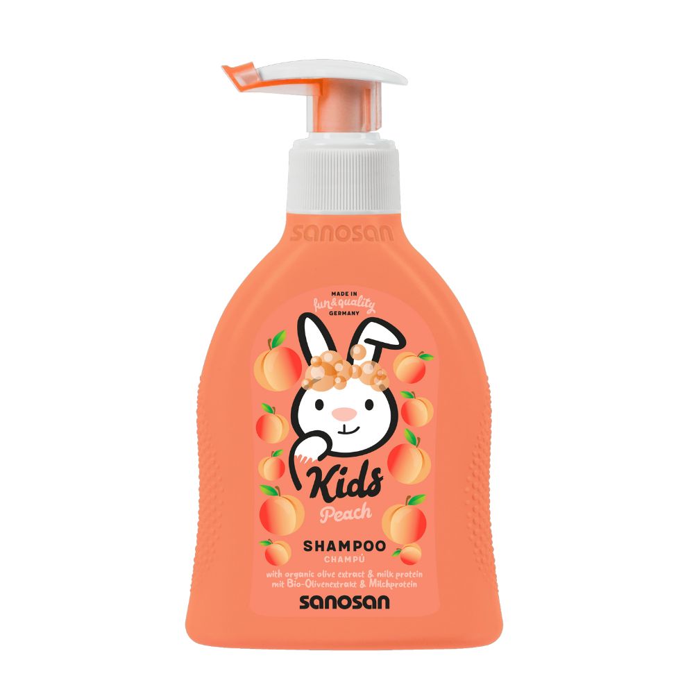 Sampon cu aroma de piersica, 200 ml, Sanosan Kids