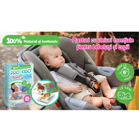 Plasturi Nu ma intepa!, 0 luni+, 24 plasturi difuzori, Pro Kido Guard 798427