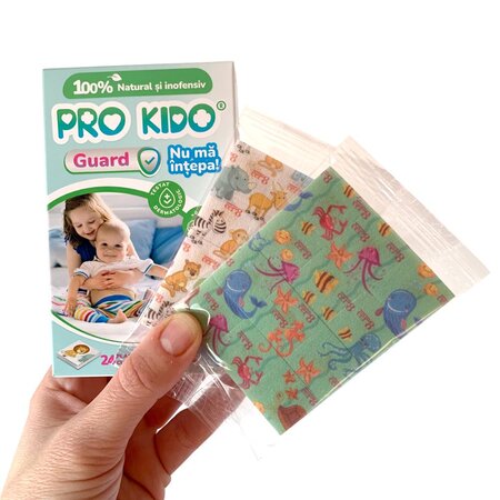 Plasturi Nu ma intepa!, 0 luni+, 24 plasturi difuzori, Pro Kido Guard 796401