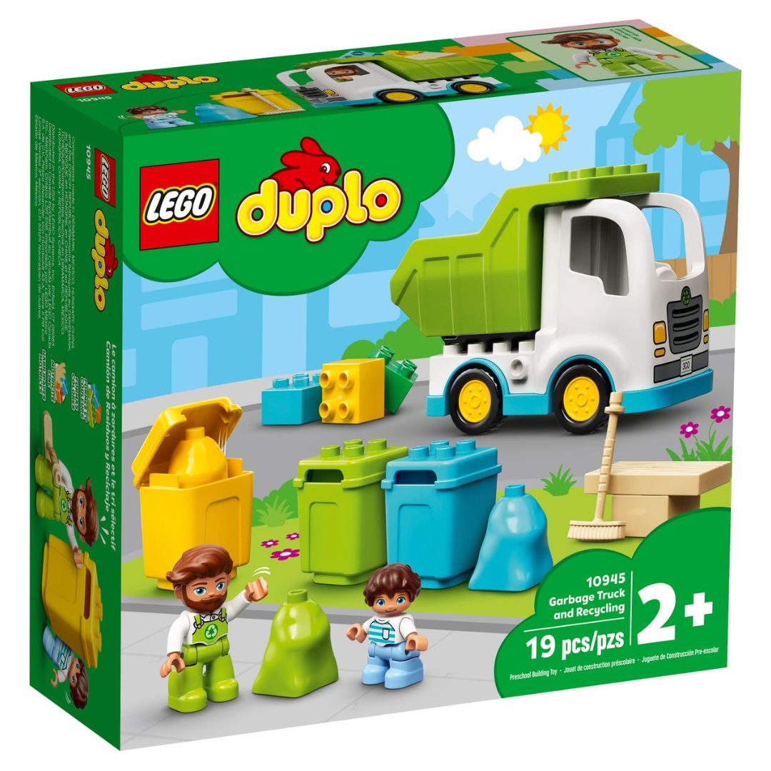 Autogunoiera si reciclarea Lego Duplo, +2 ani, 10945, Lego