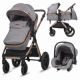 Carucior transformabil 3 in1 Melora, Moonlit Grey, Coccolle 526773