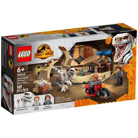 Urmarirea lui Atrociraptor Lego Jurassic World, +6 ani, 76945